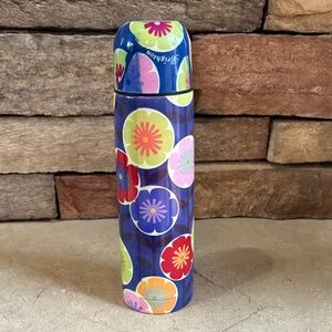 Brighton floral stainless steel water bottle